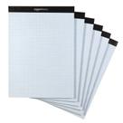 Bloco de papel milimetrado Amazon Basics Quad Ruled, 600 folhas, pacote com 6 Bloco de papel milimetrado Amazon Basics Quad Ruled, 600 folhas, pacote com 6