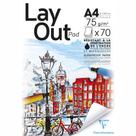 Bloco de Papel Para Marcador A4 Clarefontaine Layout