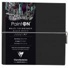 Bloco de Papel Preto Multi Técnicas 250g 19X19 Clairefontaine