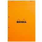 Bloco De Papel Quadriculado Folha Para Fichário Rhodia 21x31cm