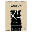 Bloco de Papel Xl Kraft A3 Canson 150g 60 Folhas