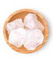 Bloco de pedra de alúmen AnnaFi White Alum Crystal Rock 450g