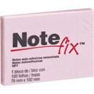 Bloco de Recado Auto-Adesivo Notefix 76x102mm 100fls Rosa