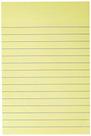 Bloco De Recado Autoadesivo 148X102Mm Pautado Amarelo 100F