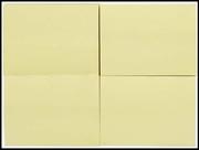 Bloco De Recado Autoadesivo 38X50Mm Amarelo 4Blocosx100Fls