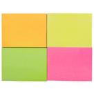 Bloco de Recado Autoadesivo 38X50MM Neon 4 Cores, 200 Folhas