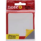 Bloco de Recado Autoadesivo 76MM X 76MM Transparente com 50 Folhas