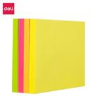Bloco de Recado Autoadesivo 76X76MM Fluorescente com 4 Blocos de 100 Folhas