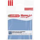 Bloco de Recado Autoadesivo Memonote Transparente 76X76 Azul