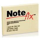 Bloco de Recado Autoadesivo Notefix 100 Folhas 76MM X 102MM Amarelo