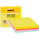 Bloco de Recado Autoadesivo Pima Note Sortidos 76X76MM 200 Folhas