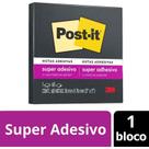 Bloco de Recado Post-It com 90 Folhas 76 x 76 mm (Preto) - 3M