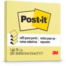 Bloco de Recado POST-IT POP UP Refil RR330 76X76 AMAR. Bloco de Recado POST-IT POP UP Refil RR330 76X76 AMAR.