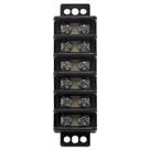 Bloco de terminais Gardner Bender GTB-406 6 Circuit Black