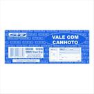 Bloco de vale com canhoto São Domingos 155X70mm 100 folhas Bloco de vale com canhoto São Domingos 155X70mm 100 folhas