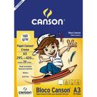 Bloco Desenho 140g Escolar Creme A3 c/ 20 Folhas Canson