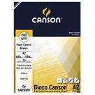 Bloco Desenho A2 Canson 200g 20 Folhas Branco
