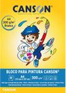 Bloco Desenho A4 Branco Canson 300g A4 12fls Bloco Pintura