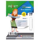 Bloco Desenho Branco A4 140 Gramas c/ 20 Folhas - Eco Cores - Ridet Bloco Desenho Branco A4 140 Gramas c/ 20 Folhas - Eco Cores - Ridet