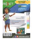 Bloco ecocores multiforma ridet a4 110g baloes de festa