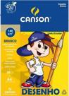 Bloco escolar desenho branco a4 140gr c20fls 66667070