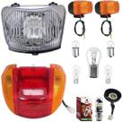Bloco Farol, Piscas, Lanterna, Soquete E Lampadas Pop 100