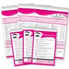 Bloco Ficha de Análise Pessoal Microblading Micropigmentação