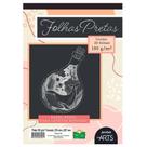 Bloco Folhas Pretas A4 180g/m² 12 Folhas - Jandaia
