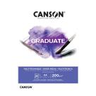Bloco Gaduate Multitécninca A4 200g Canson 20 Folhas