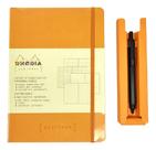 Bloco Goalbook Dot Laranja A5 + Lapiseira 0.5 Preta Rhodia