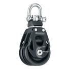Bloco HARKEN de elemento duplo de 45 mm com giro