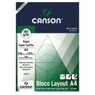 Bloco layout liso A4 180g - com 20 folhas - Canson Bloco layout liso A4 180g - com 20 folhas - Canson