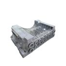 Bloco manifold 6d1h6fj08 6 estacoes d.8mm airtac