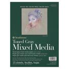 Bloco Mix Media Toned Gray 22,9x30,5 15f Strathmore
