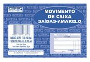 Bloco Movimento de Caixa Saídas-Amarelo 100 fls