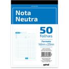 Bloco nota neutra 50 folhas 1 via 148x209mm 383 Spiral 1 UN