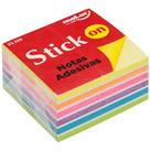 Bloco Notas Adesivas 76x76 Molin Stick On Colorido 400F