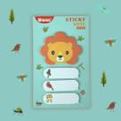 Bloco Notas Adesivas Animais 80 Notes 15 mm X 50 mm Anotações Bichinhos Fofos - Weibo