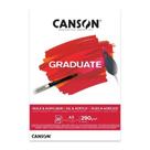 Bloco Oleo & Acrilico Graduate Canson 290 g/m² A3 20 Fls
