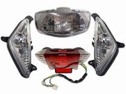 Bloco Optico Com Par De Setas E Lanterna Honda Biz 125 2005 2006 2007 2008 2009 2010