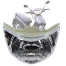 Bloco óptico farol frontal sem lâmpada smartfox honda biz 125 2006 2007 2008 2009 2010