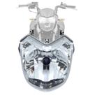 Bloco óptico farol frontal sem lâmpada yamaha ybr factor 125i 2017 - 2024