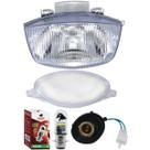 Bloco Optico, Lampada Led, Soquete, Lente Biz 100 98 Á 05