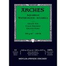 Bloco Papel Aquarela Arches A5 Textura Fina 300g 12 Folhas