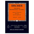 Bloco Papel Aquarela Arches Tt 14,8x21cm 300g 12 Folhas