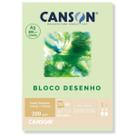 Bloco Papel Canson Desenho Creme 200g A3 20 Folhas