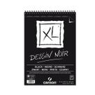Bloco Papel Canson XL Dessin Noir 40 Folhas A4 150g
