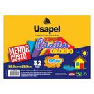 Bloco Papel Criativo Colorido 120g/m² 32 Folhas 32,5 x 23,5cm - Usapel