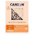 Bloco Papel Croquis A3 Canson Manteiga 40g 50 Folhas 66667047