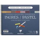 Bloco Papel Ingres Para Pastel 24X30cm 25 Folhas Cores Vivas